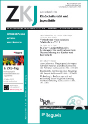 ZKJ - Zeitschrift für Kindschaftsrecht und Jugendhilfe